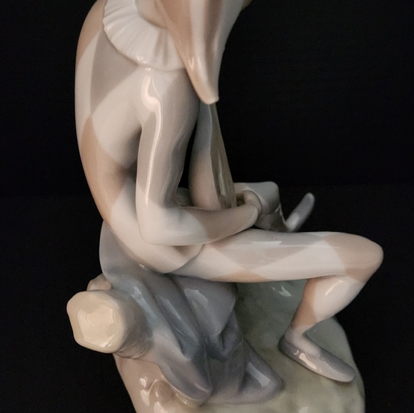 Llardo troubadour with mandolin. 10" porcelain figurine - Picture 3 of 8